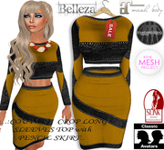 TOP with PENCIL SKIRT