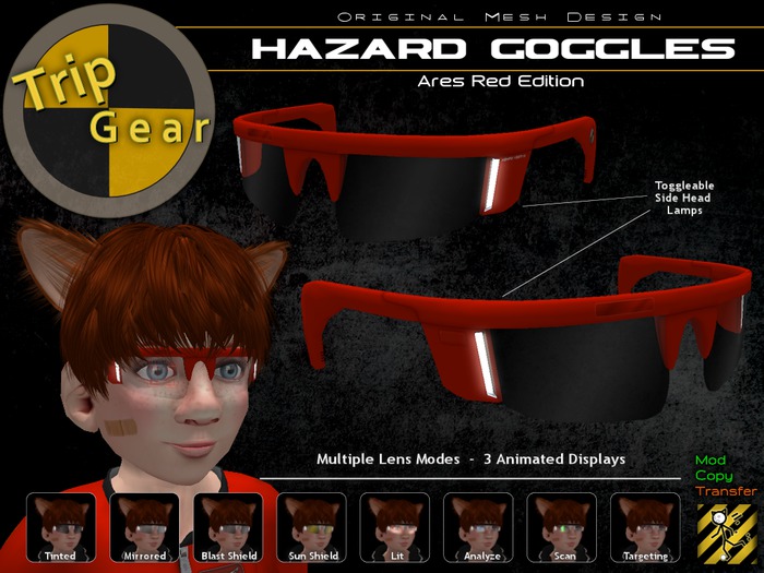 TripGear Hazard Goggles (Hazard Patrol Cadet)