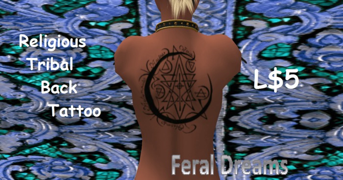 *Feral Dreams* Religious Back Tattoo