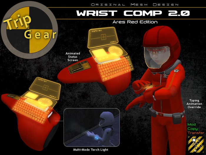 TripGear Wrist Comp 2.0 (Ares Red)
