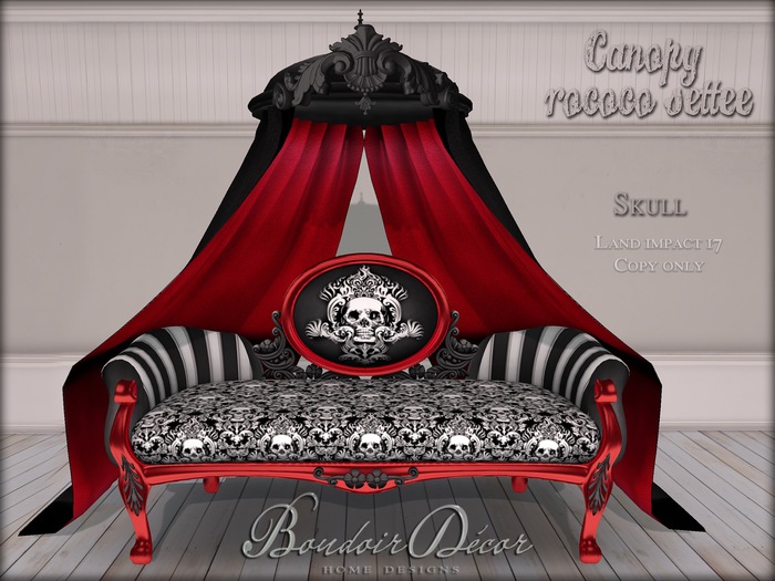 Baroque Chair White/Black