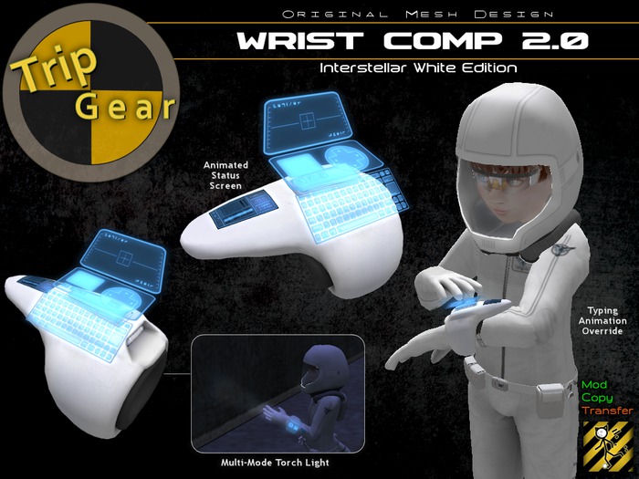 TripGear Wrist Comp 2.0 (Interstellar White)