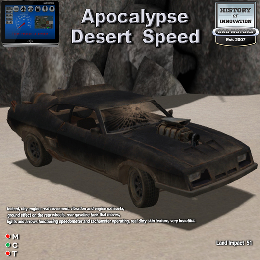 G&D MOTORS Apocalypse Desert Speed