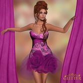 *GLITTER* ELLE GOWN & PANTS MESH PURE WHITE