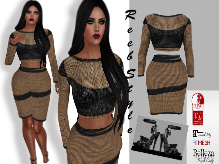 177-Reeb Style Marina Brown Outfit