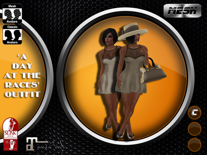 DEMO ZK! Buckled Micro Dress & Slink High Shoes