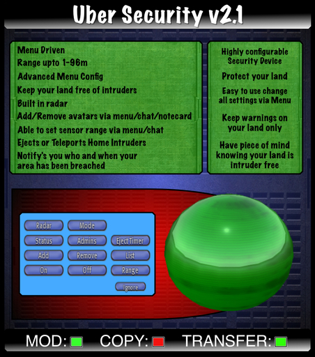 Uber Security Pack v2.1.4