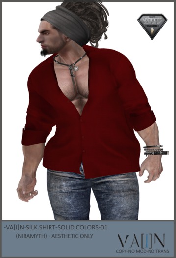 -Va[i]N- Printed Silk Shirt - DEMO