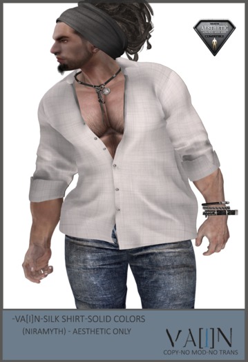 -Va[i]N- Printed Silk Shirt - DEMO