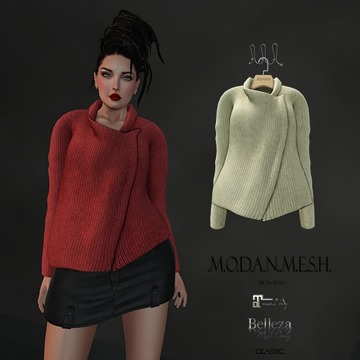 .M.O.D.A.N..M.E.S.H. Sweater Yellow