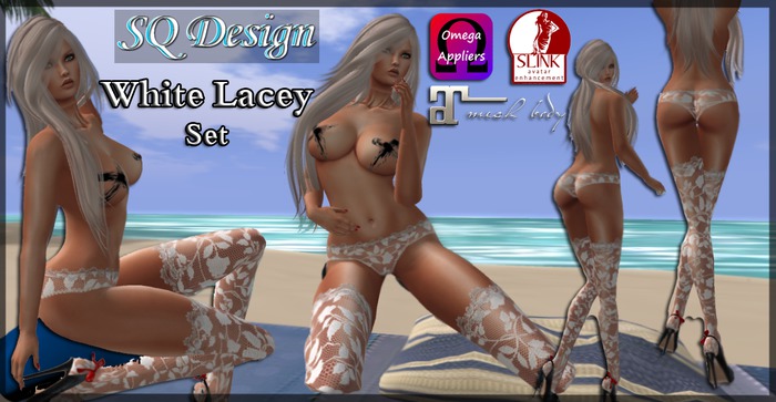 White lacey Set - SQ Design