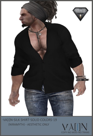 -Va[i]N- Silk Shirt (solid colors ) 19