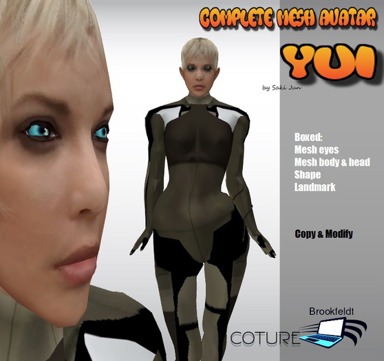 Yui (Scifi) - Complete mesh avatar