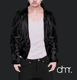 [DR] jacket Leather Black  MTO ::Mesh::