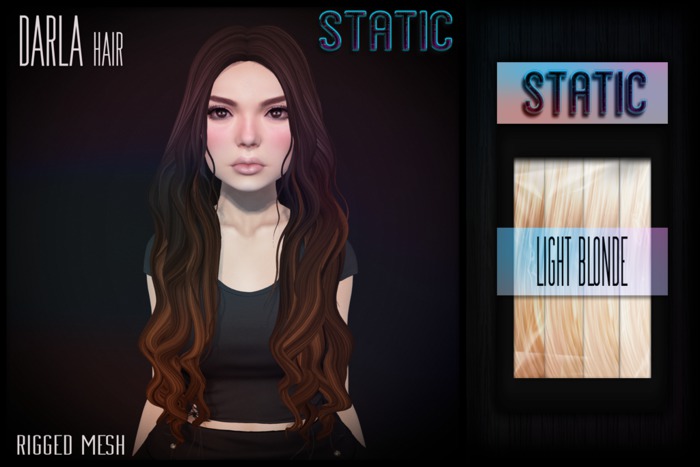 Static. Darla Hair (Light Blonde)