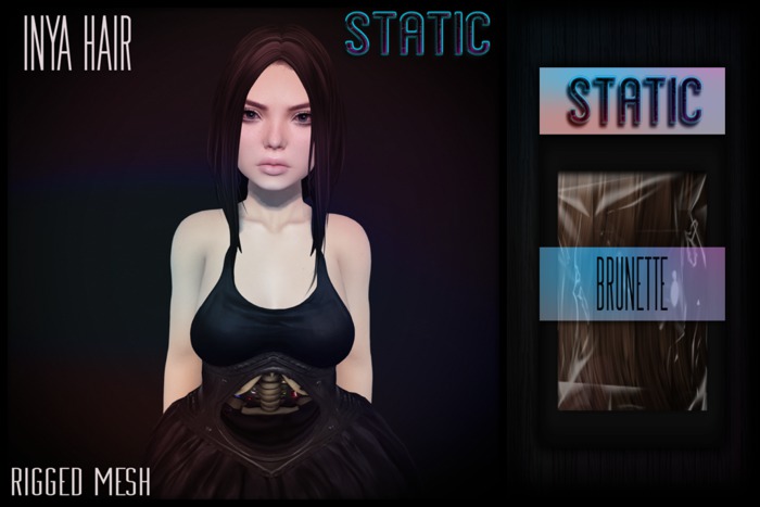 Static. Inya Hair (Brunette)