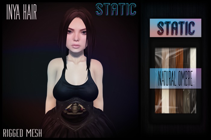 Static. Darla Hair (Brunette)
