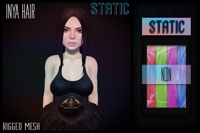 Static. Inya Hair (Neon)