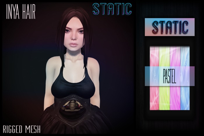 Static. Darla Hair (Brunette)