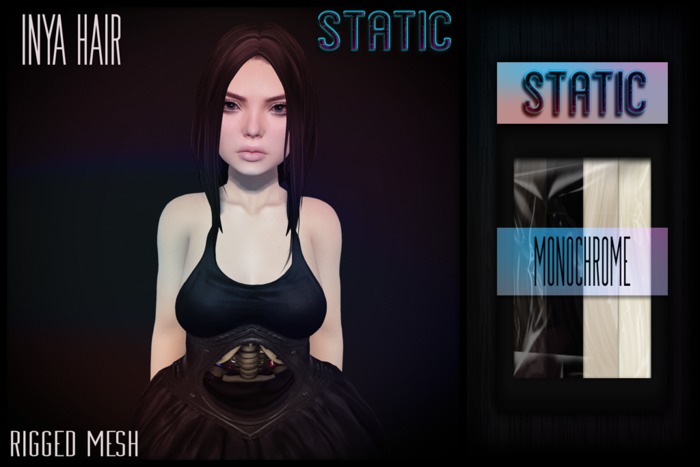 Static. Darla Hair (Brunette)