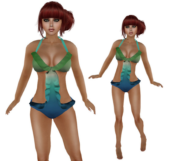 Cady's Blend Swimsuits - Blue
