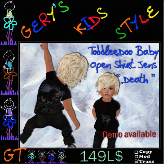 Gery's Kids Style - Open Shirt Jens Death (TD Baby)