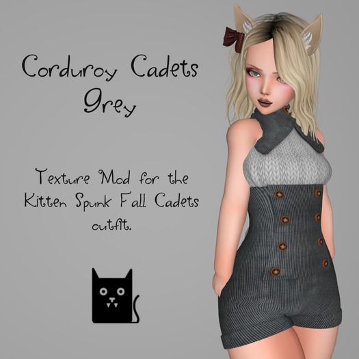 *LM* Corduroy Cadets - Grey