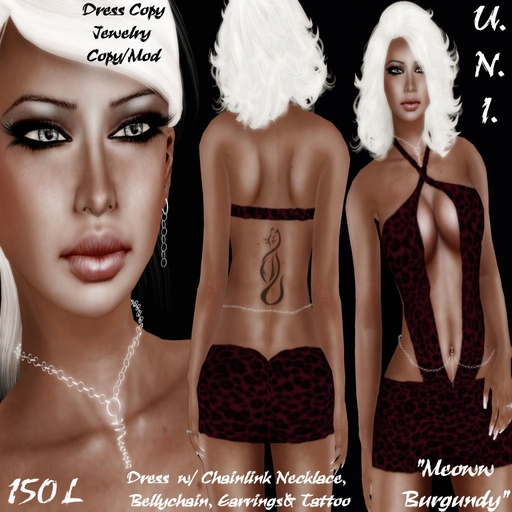 U.N.I ~ Meoww {Burgandy}  