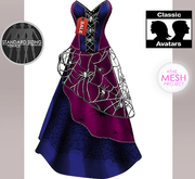 .: COUTURE Halloween Strapless Bridal Corset Dress Lower:. HW 6