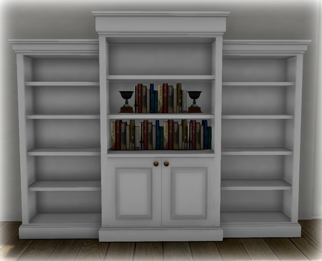 COPY Bookcase 2 White