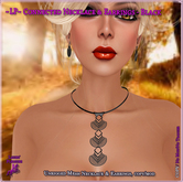 ~LP~ Connected Jewelry Set BOXED Black