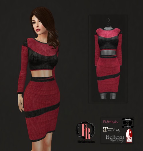 :: FineRain Creations.::Pia Oufit Red