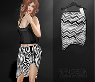 Katniss Pencil Skirt Zigzag