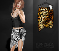 Katniss Pencil Skirt Leopard