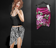 [FLRN] Katniss Pencil Skirt RosesPink
