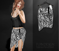 Katniss Pencil Skirt Zebra