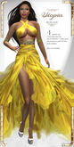 Utopia Roxane yellow - APPLIERS INCLUDED!