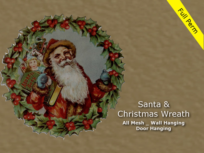 Santa & Wreath FP