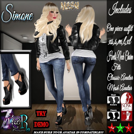 .:*ZT@R*:. SIMONE MESH OUTFIT V1