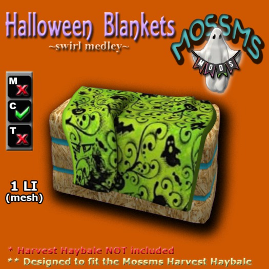 ADMM Halloween Blanket  Dots