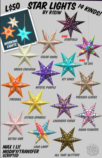 R(S)W Star Light - Starfield RARE