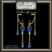 Belovedjewelryradellacuffearrings1goldsapphireaquamarinealexandrite