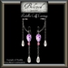 Belovedjewelryradellacuffearrings3pewteramethystdiamondpinkspinel