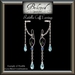 Belovedjewelryradellacuffearrings4platinumaquamarinealexandriteblackcrystal