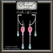 Belovedjewelryradellacuffearrings9silveramethystaquamarinepinkspinel