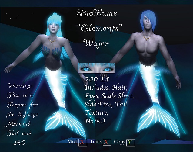 MurTails BioLume "Elements"  Water