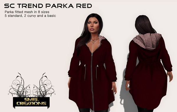 :. SC Trend Parka Red