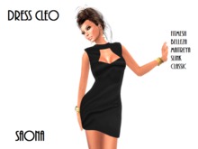 DRESS CLEO BLACK - SAONA
