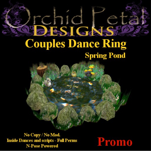 -OPD- Couples Dance Ring - Spring Pond [boxed]