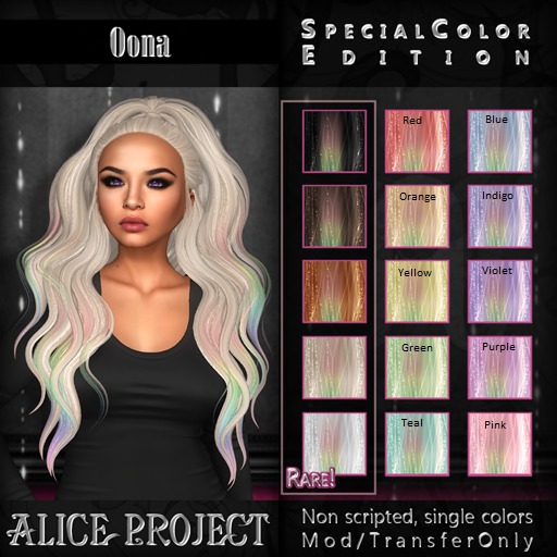 Alice Project - Oona - Glitter/Rainbow Indigo